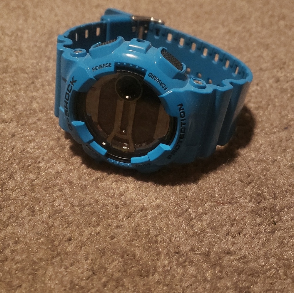 Blue casio g-shock